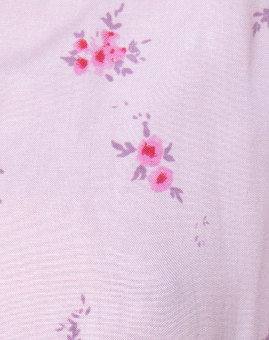 Afbeelding van Vacoal Blouse in Vergeet-mij-niet-bloemig roze