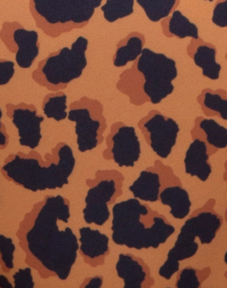 Afbeelding van Val Bikinibroekje in Burn Out Leopard