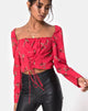 Afbeelding van Valena Top in Rouge Rose Pink