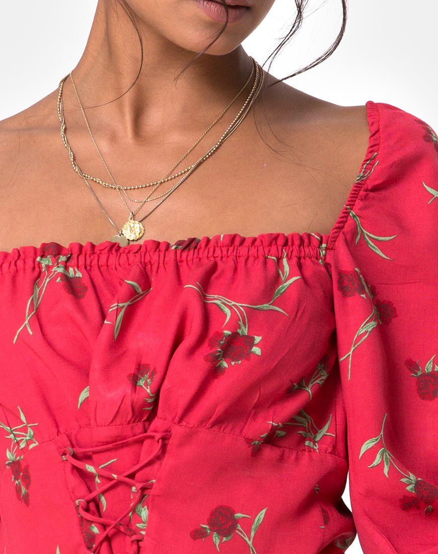 Afbeelding van Valena Top in Rouge Rose Pink