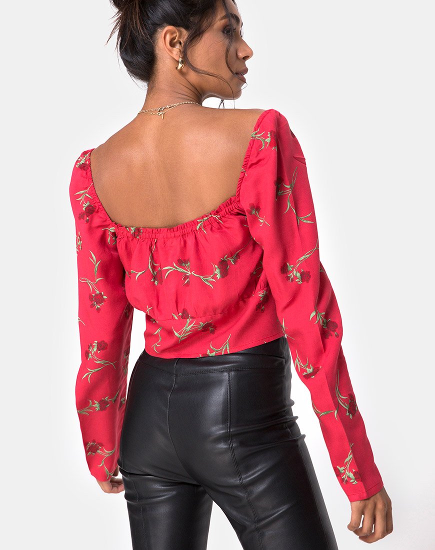 Afbeelding van Valena Top in Rouge Rose Pink