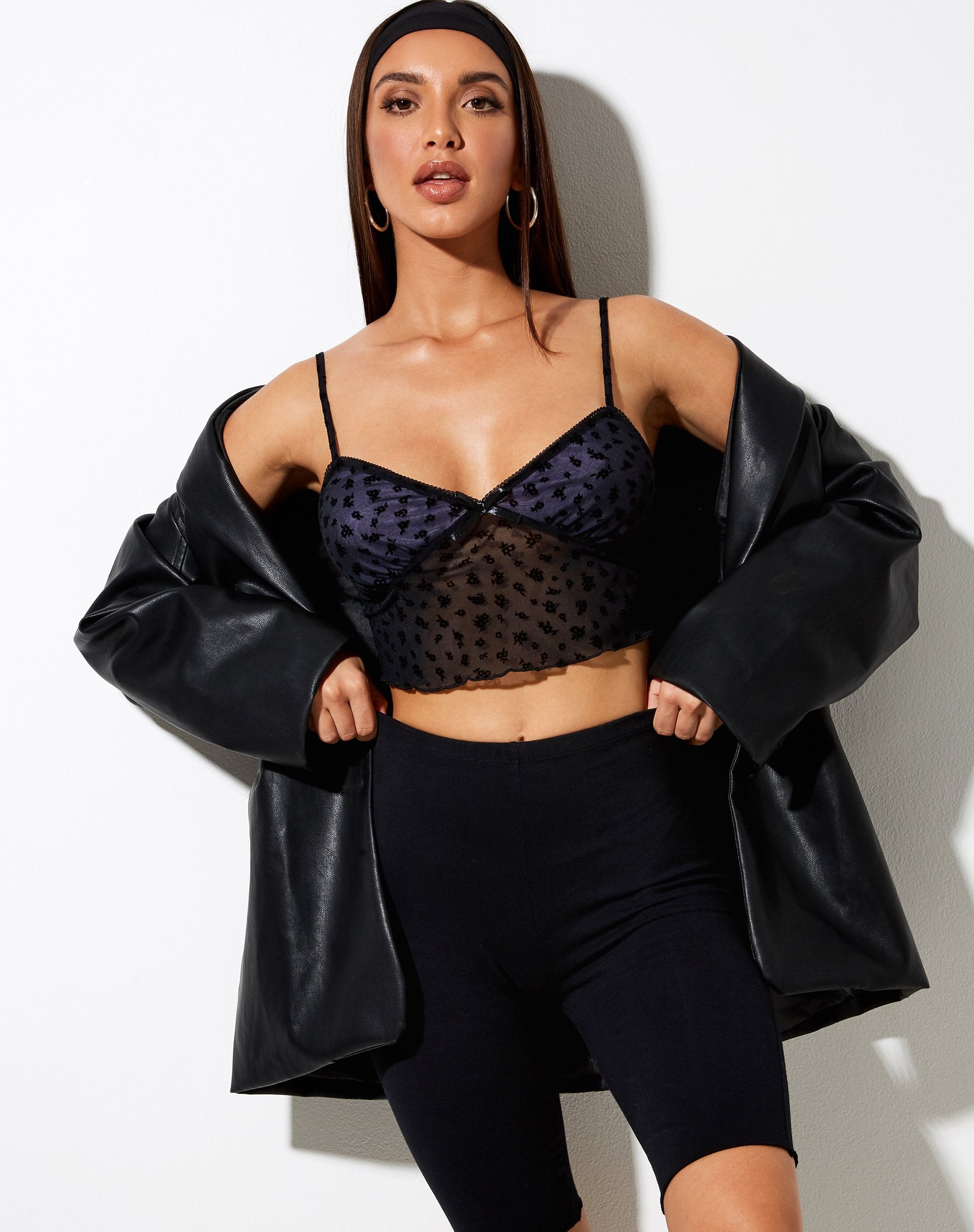 Afbeelding van Vane Crop Top in Dainty Daisy Flock