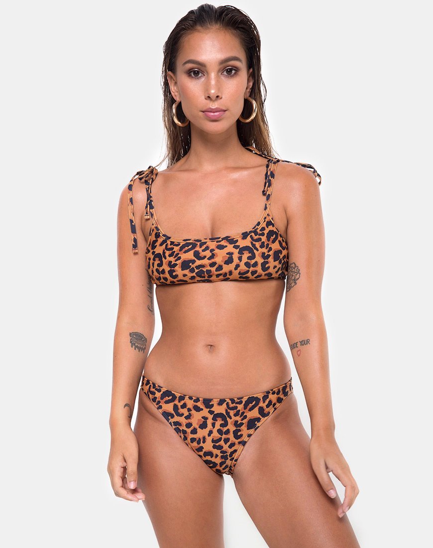 Afbeelding van Vanna Bikinitop in Burn Out Leopard