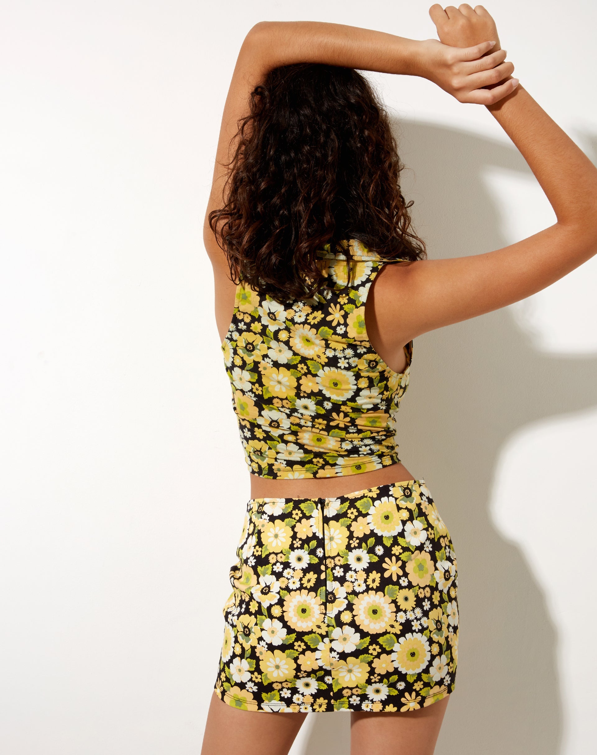 Afbeelding van Ima Minirok in Retro Bloemen