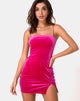 Afbeelding van Verso Jurk in Fluweel Roze
