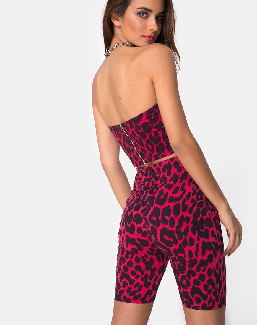 Villy Top in Oversized Jaguar Rood