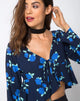 Afbeelding van Vine Top in Midnight Blue Rose