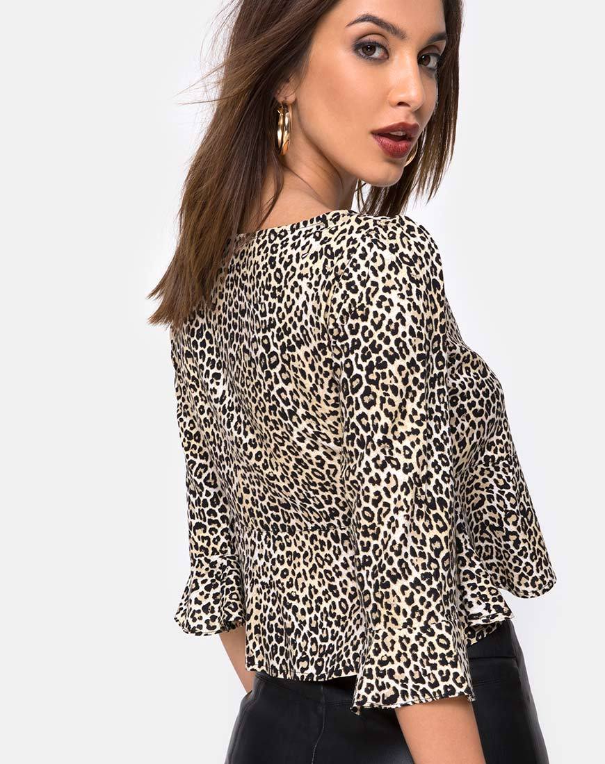 Afbeelding van Vinequa Top in Rar Leopard
