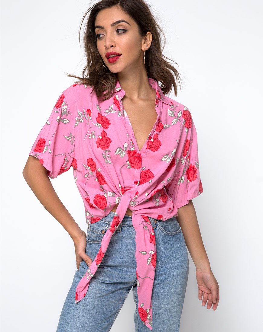 Afbeelding van Vual Shirt in Candy Rose