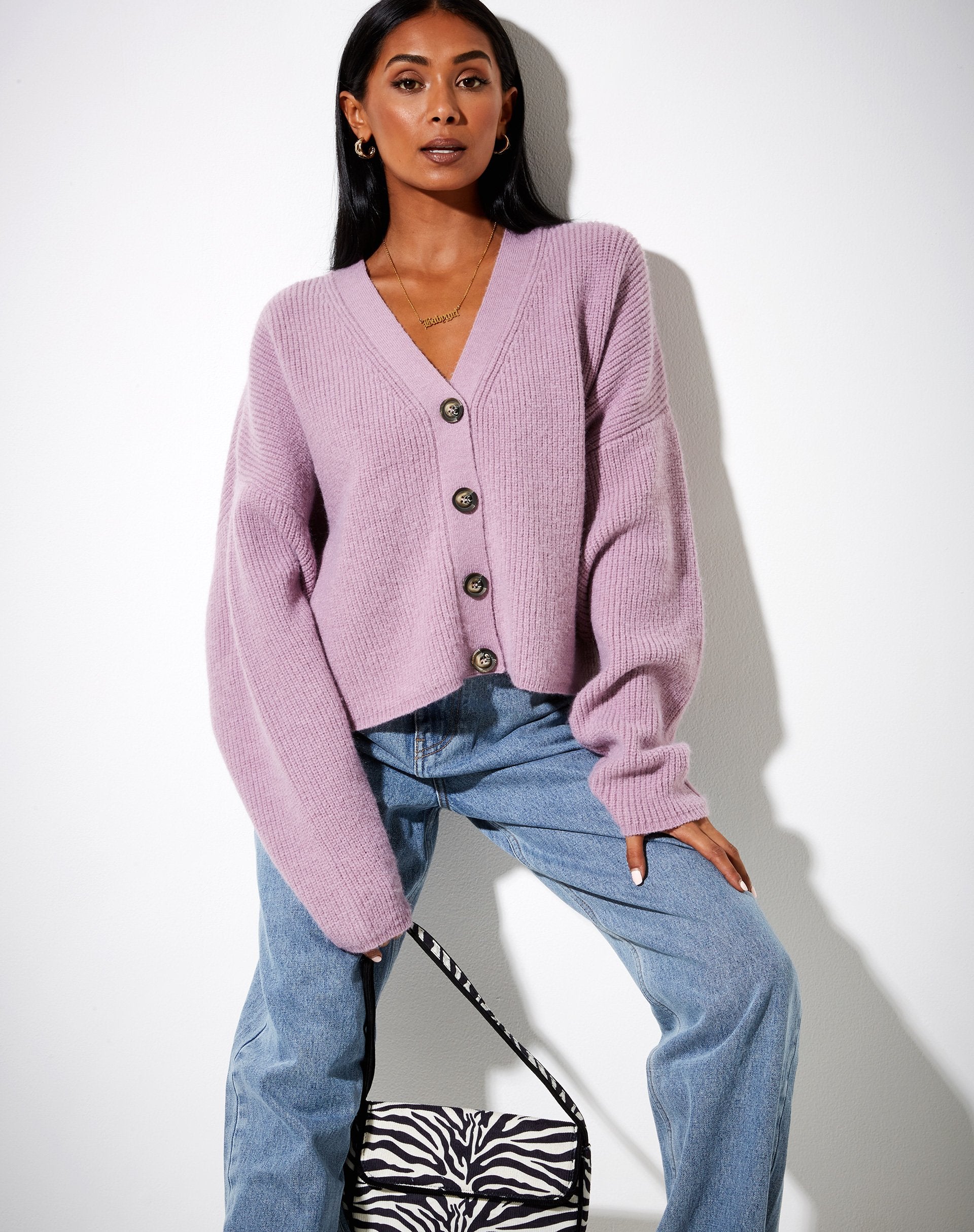 Afbeelding van Wallace Cardi in Dusty Lilac
