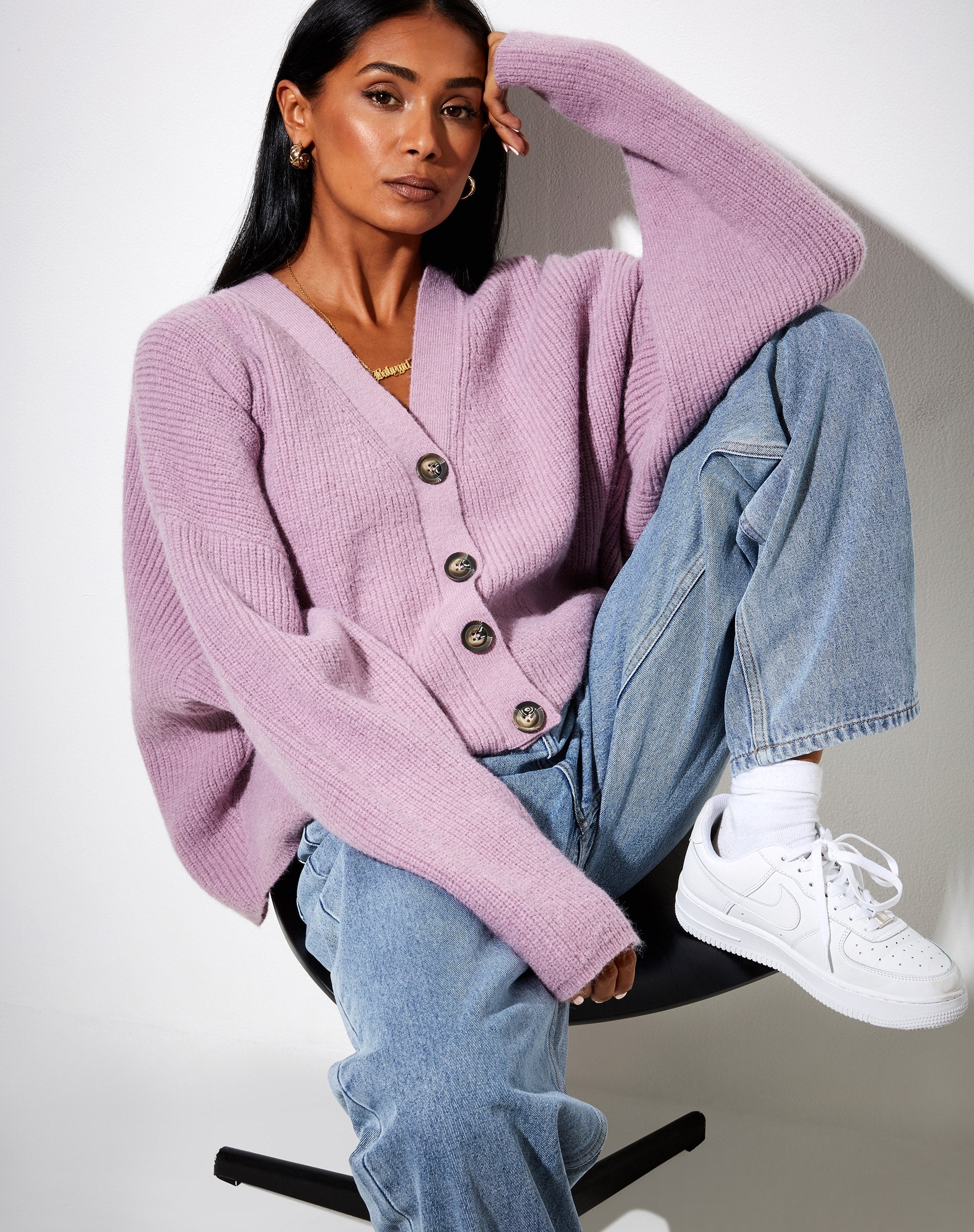 Afbeelding van Wallace Cardi in Dusty Lilac