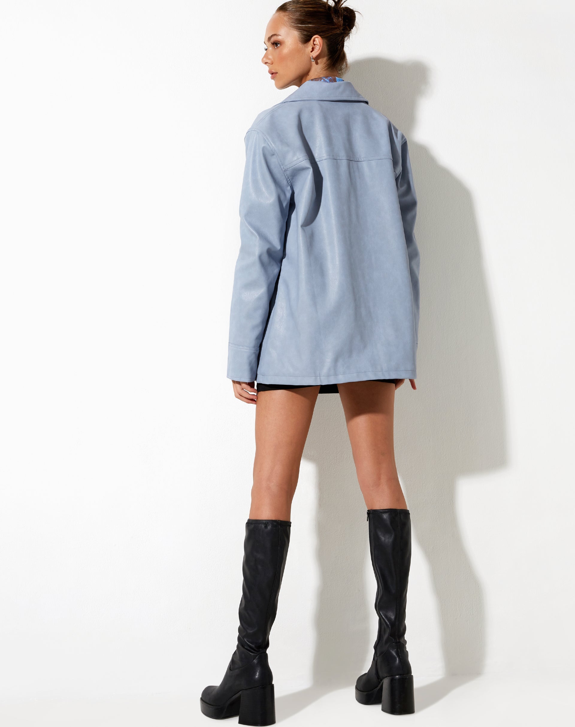 Afbeelding van Walta Jacket in PU Powder Blue