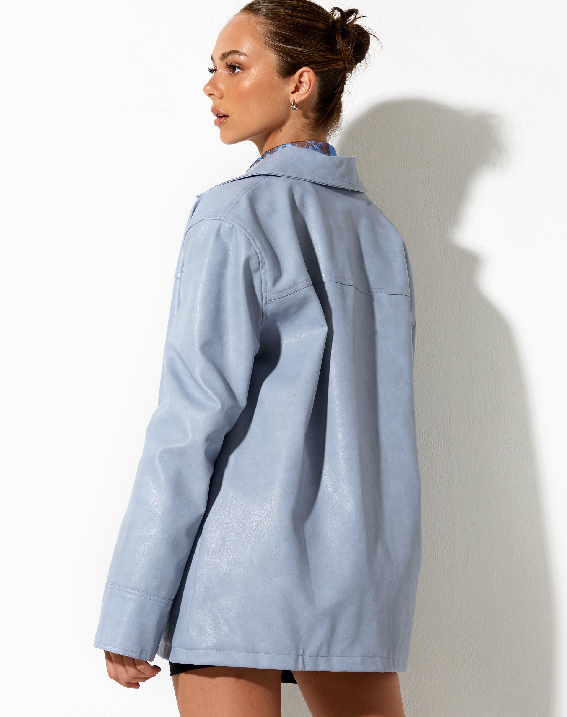 Afbeelding van Walta Jacket in PU Powder Blue