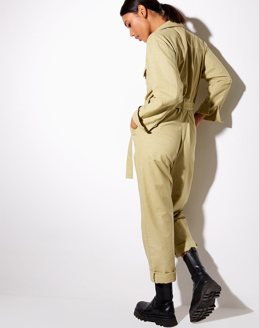Afbeelding van Warda Jumpsuit in Dusky Green