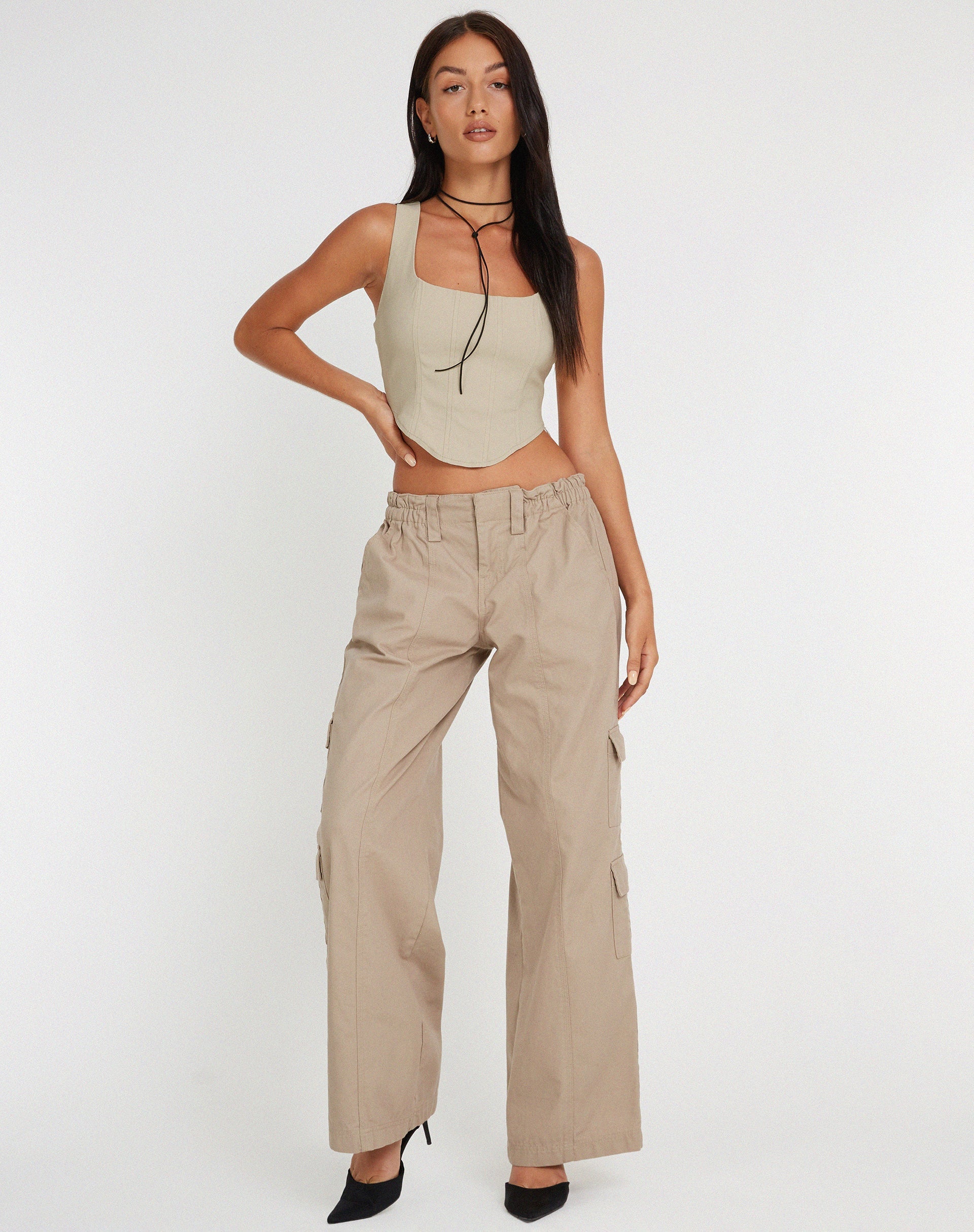 Afbeelding van Wima Corset Top in Beige