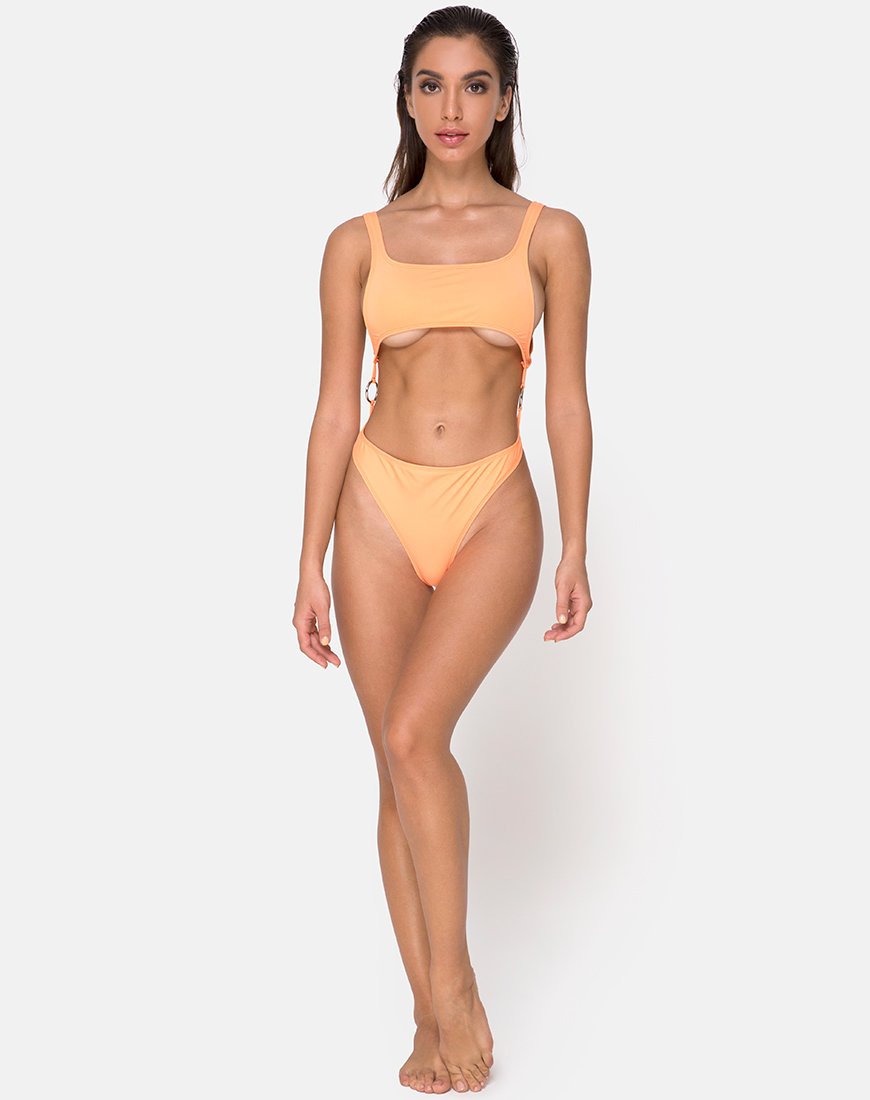 Afbeelding van Xanthe badpak in Highlighter Orange