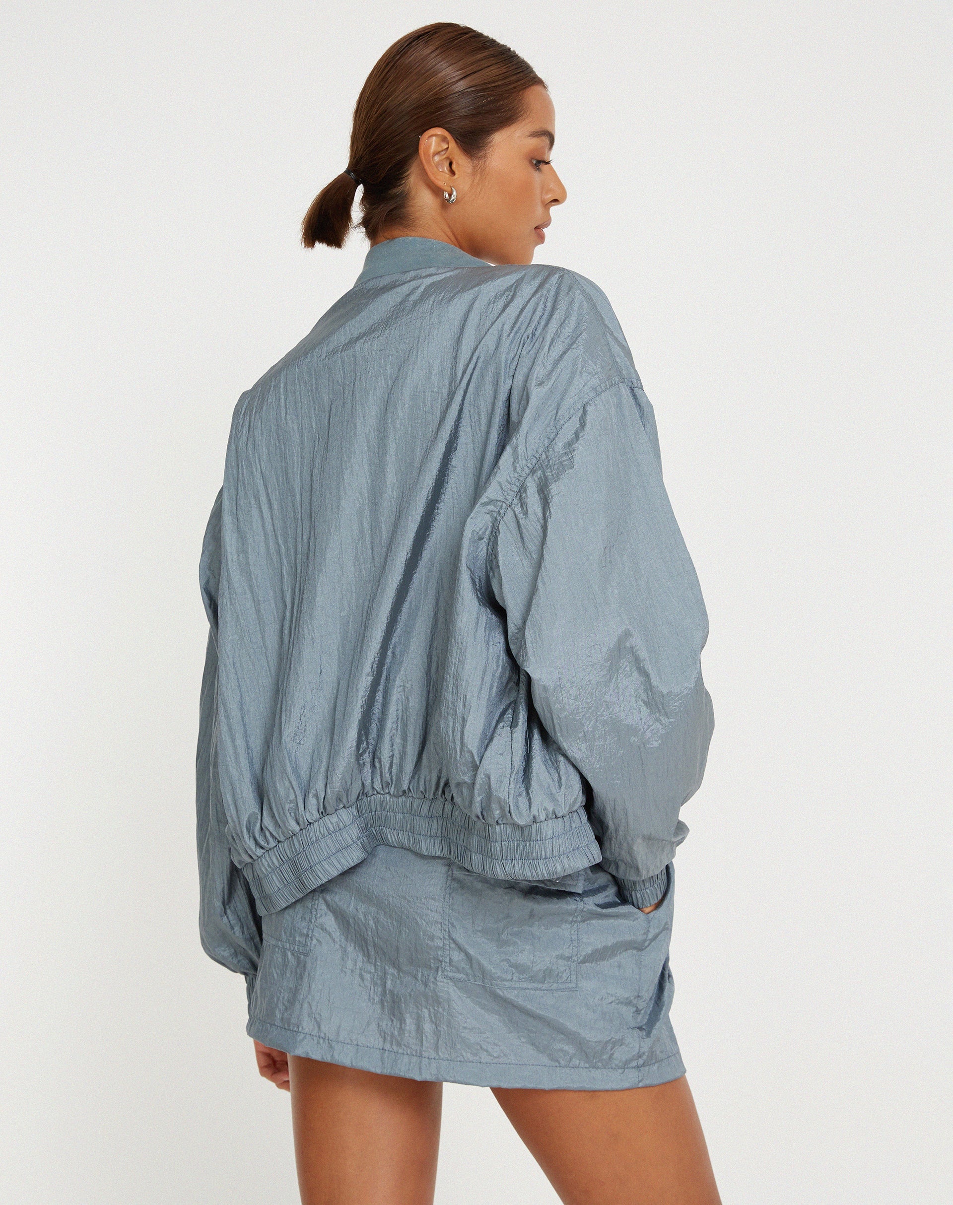 Afbeelding van Yuu Shell Jacket in Zilver