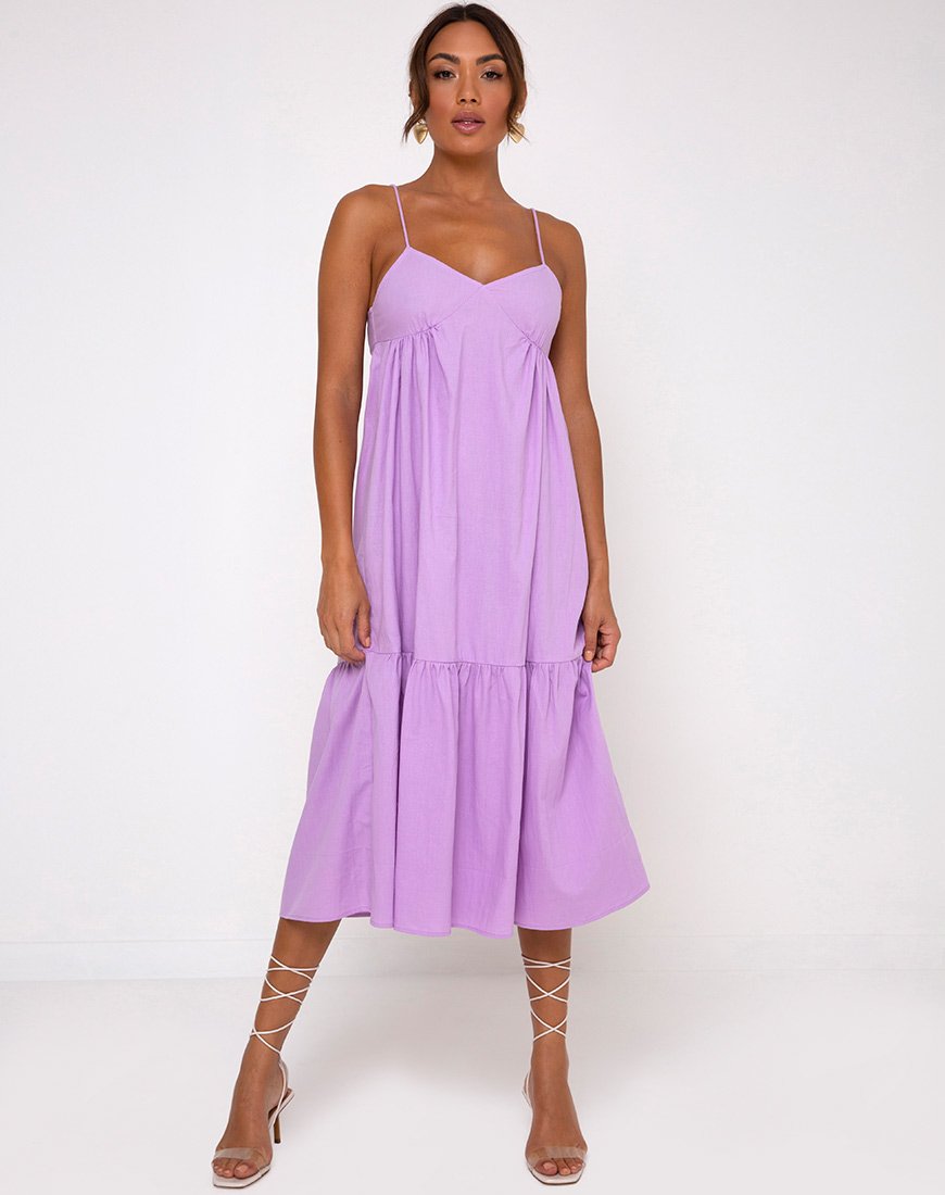 Afbeelding van Xier Midi Dress in Lila