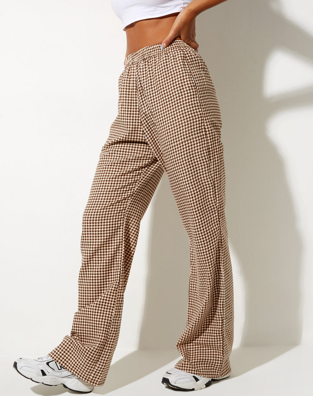 Yara broek in Mini Gingham
