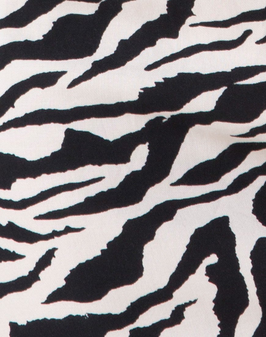 Afbeelding van Yashey Slip Dress in 90s Zebra
