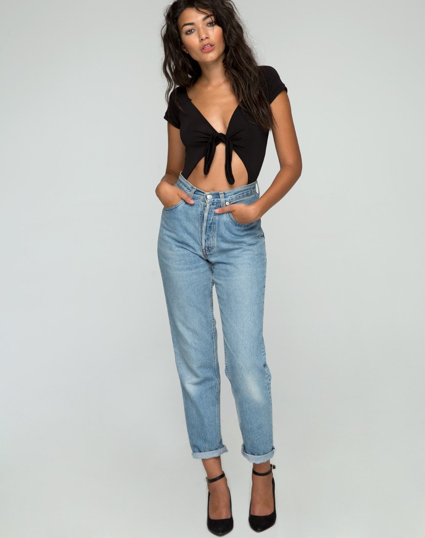 Afbeelding van Yayo Cutout Bodice in Zwart