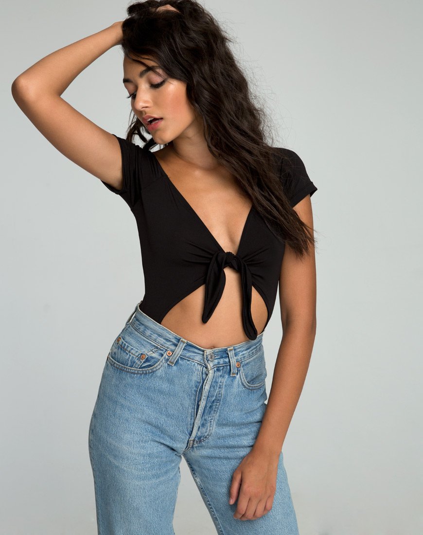 Yayo Cutout Bodice in Zwart