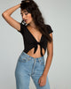 Afbeelding van Yayo Cutout Bodice in Zwart