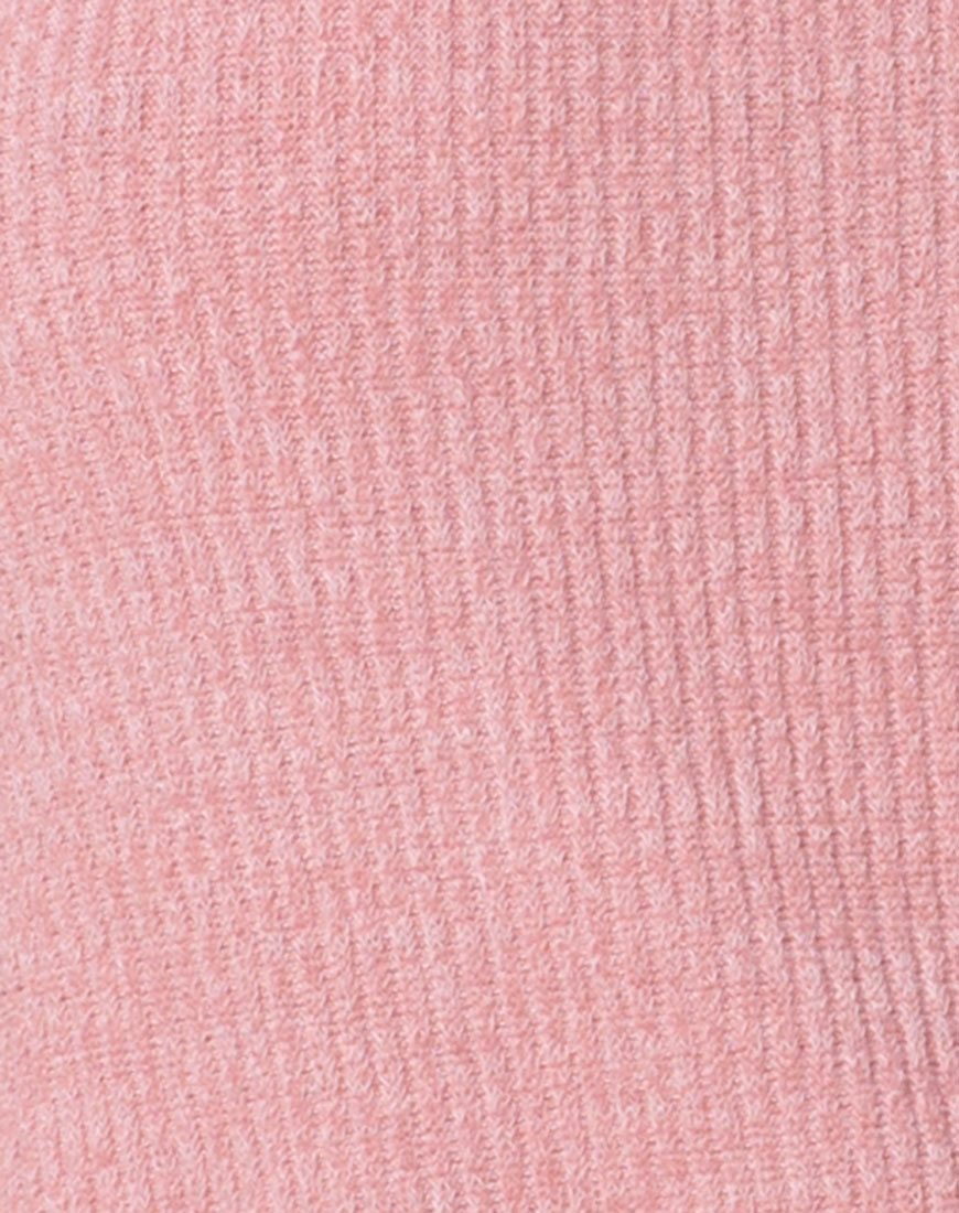 Afbeelding van Yellav Slip Dress in Knit Crinkle Rib Roze