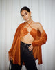 Afbeelding van Dael Oversized Shirt in Velvet Rust