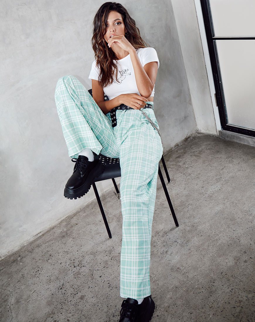 Yeva broek in tafelkleed Neo Mint