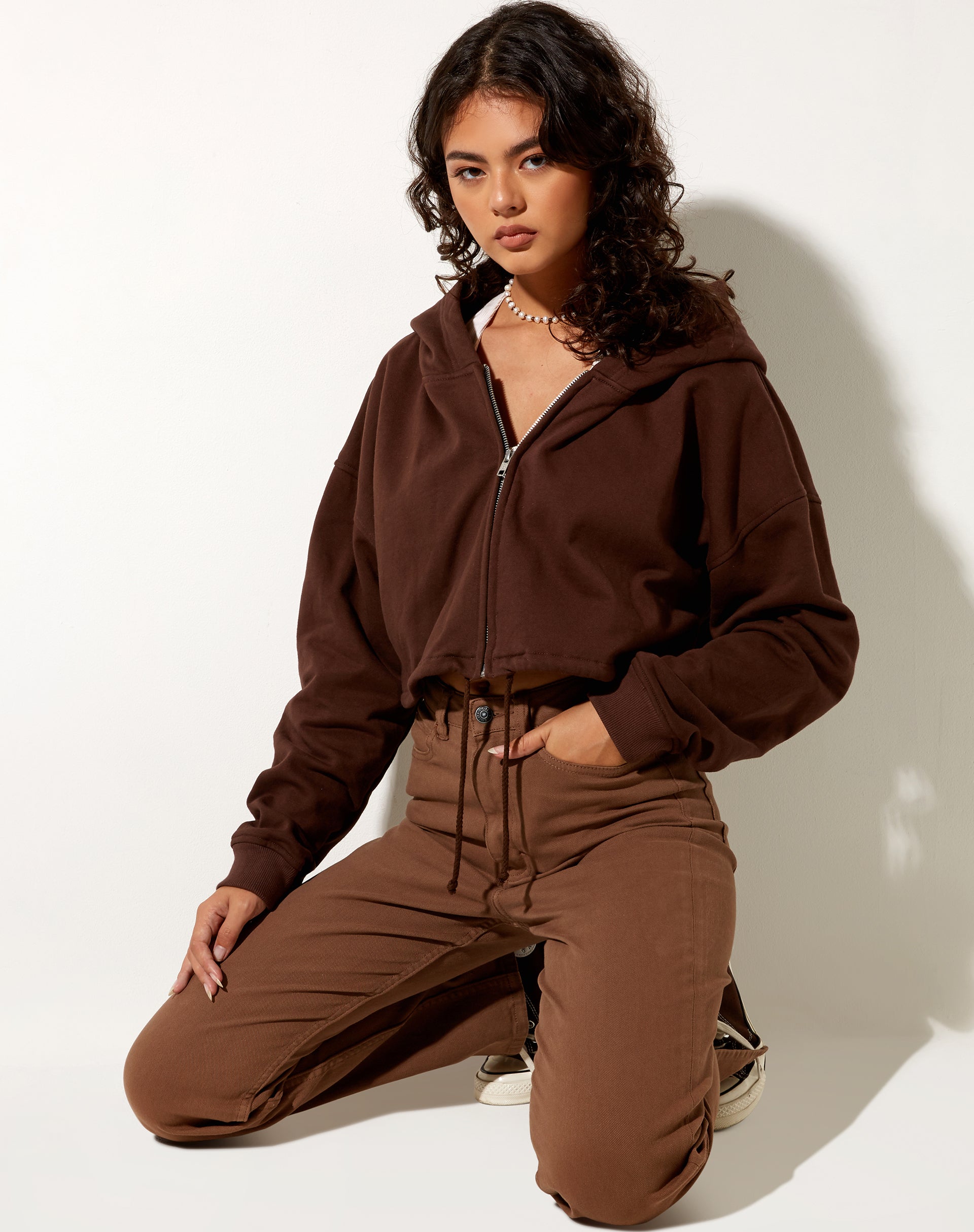 Afbeelding van Yukata Hoodie in Diep Mahonie