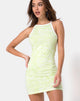 Afbeelding van Zamora Bodycon Jurk in Klassiek Zebra Lime