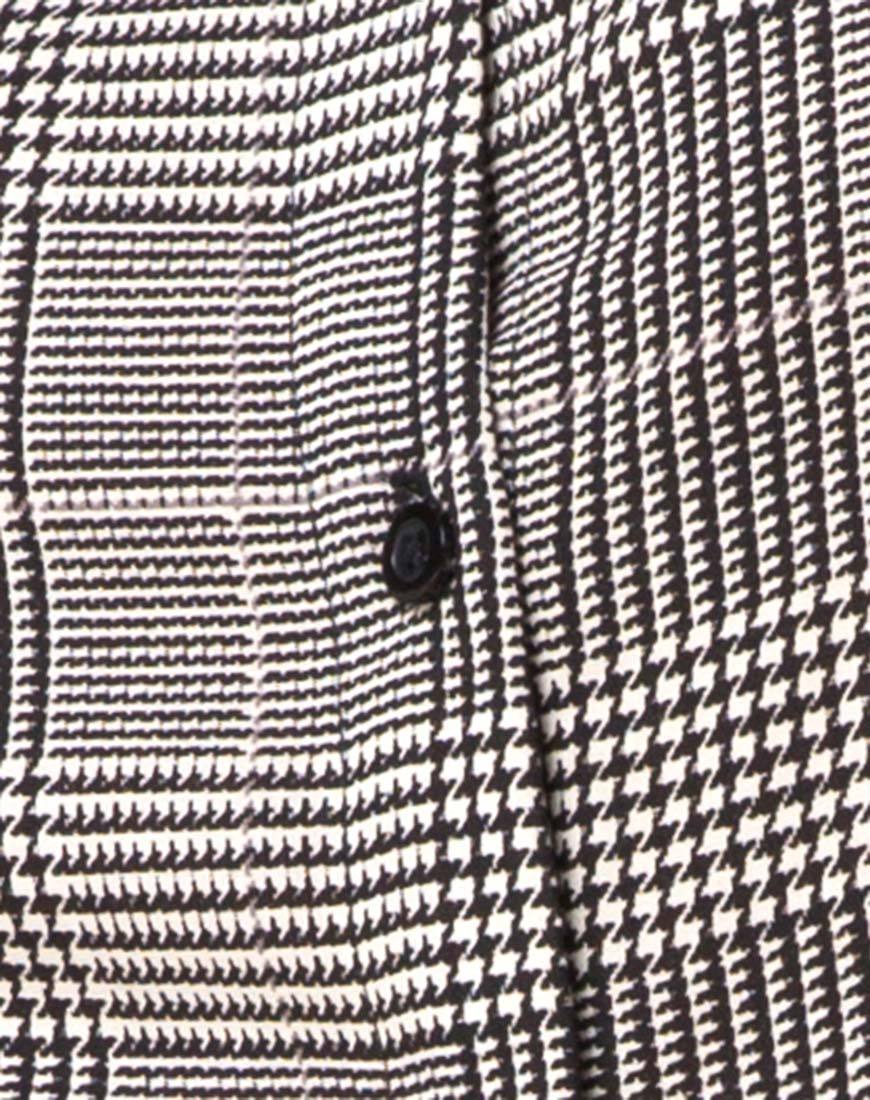 Afbeelding van Zavacca Mini jurk in Charles Check Grijs