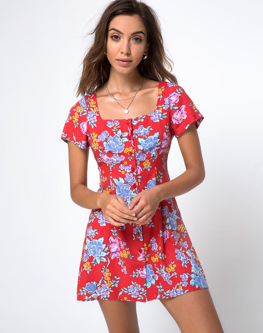 Zavacca Theejurk in Vintage Fleur