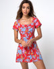 Afbeelding van Zavacca Theejurk in Vintage Fleur
