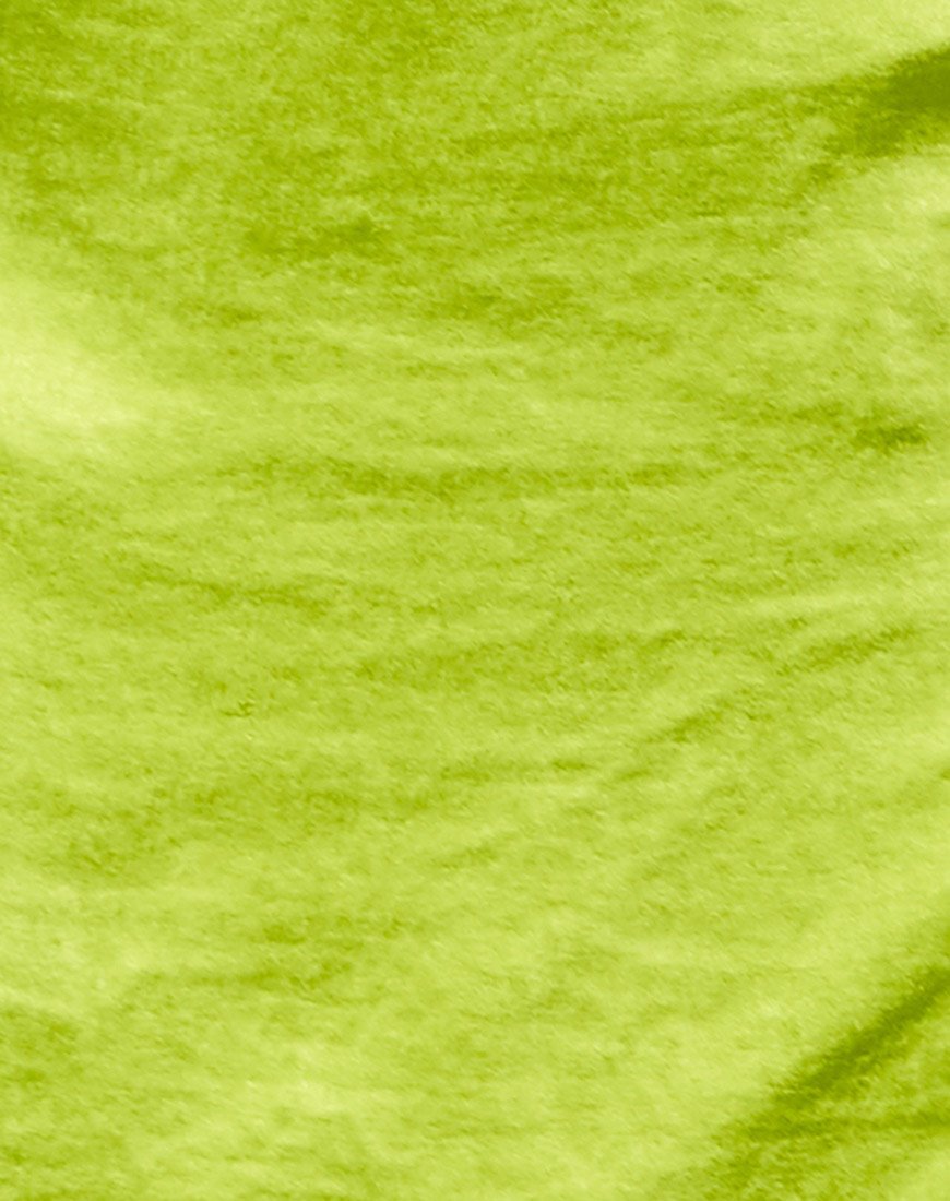 Afbeelding van Zenaya Slipjurk in Satijn Lime Green
