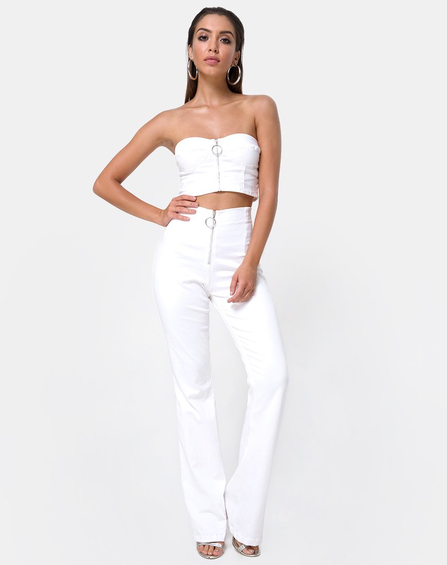 Afbeelding van Zolia broek in wit