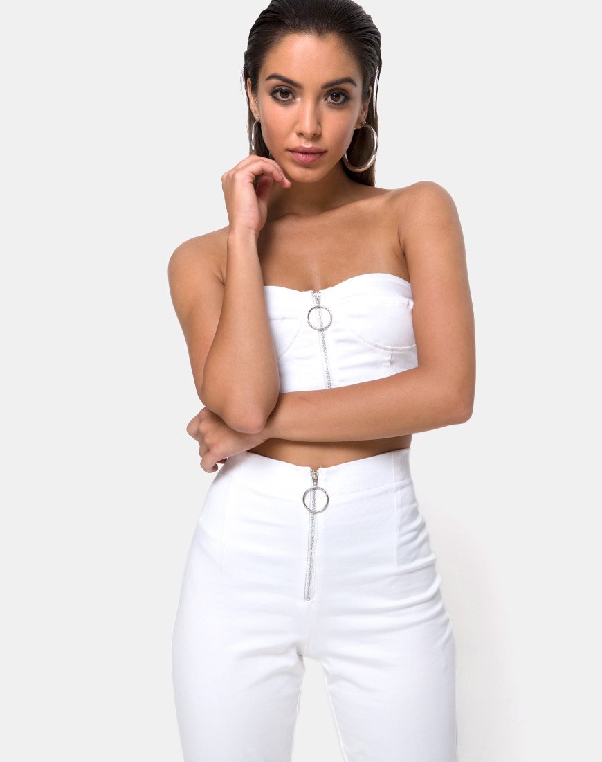 Afbeelding van Zolia broek in wit