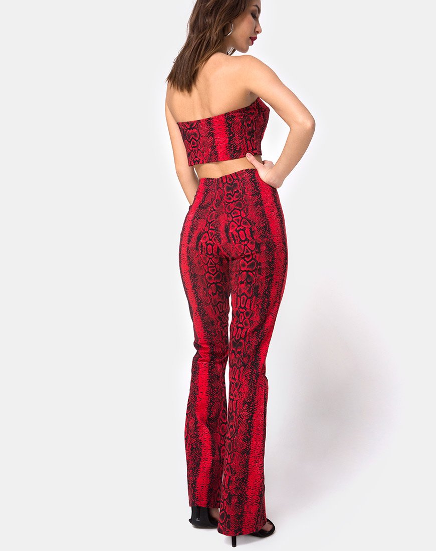 Afbeelding van Zolia broek in Slangenrood