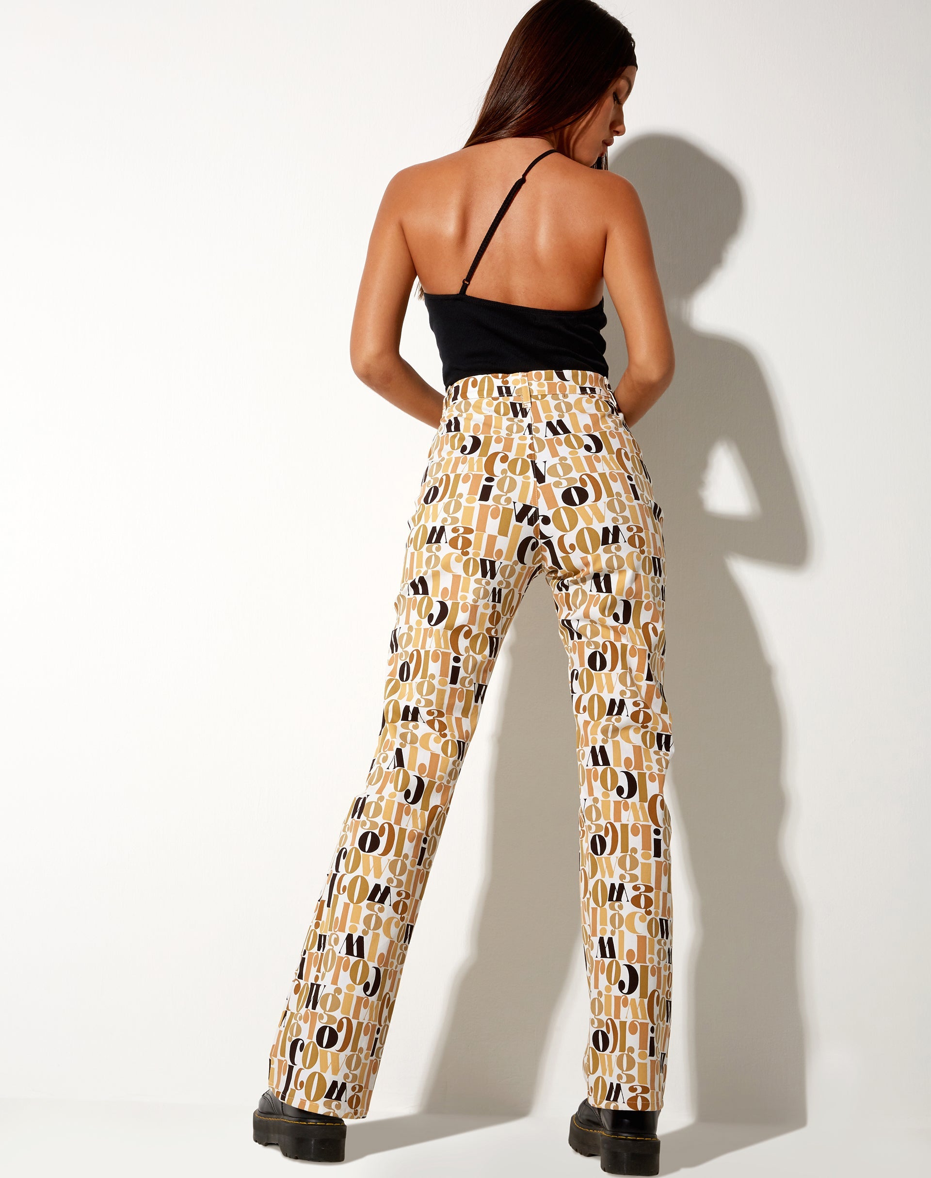 Afbeelding van Zoven Flare Broek in Cowgirl