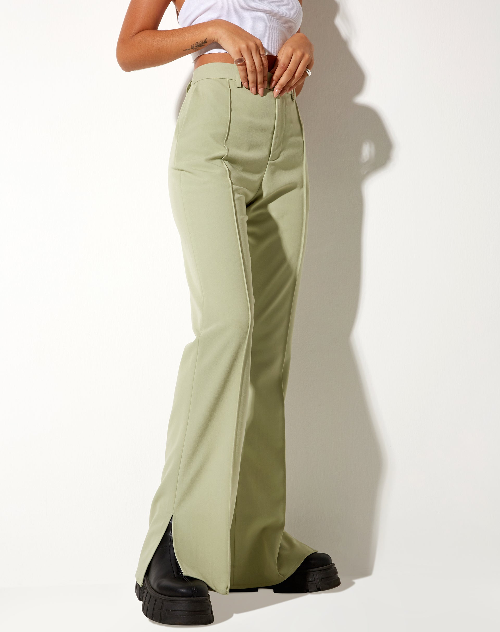 Afbeelding van Zovey Broek in Sage