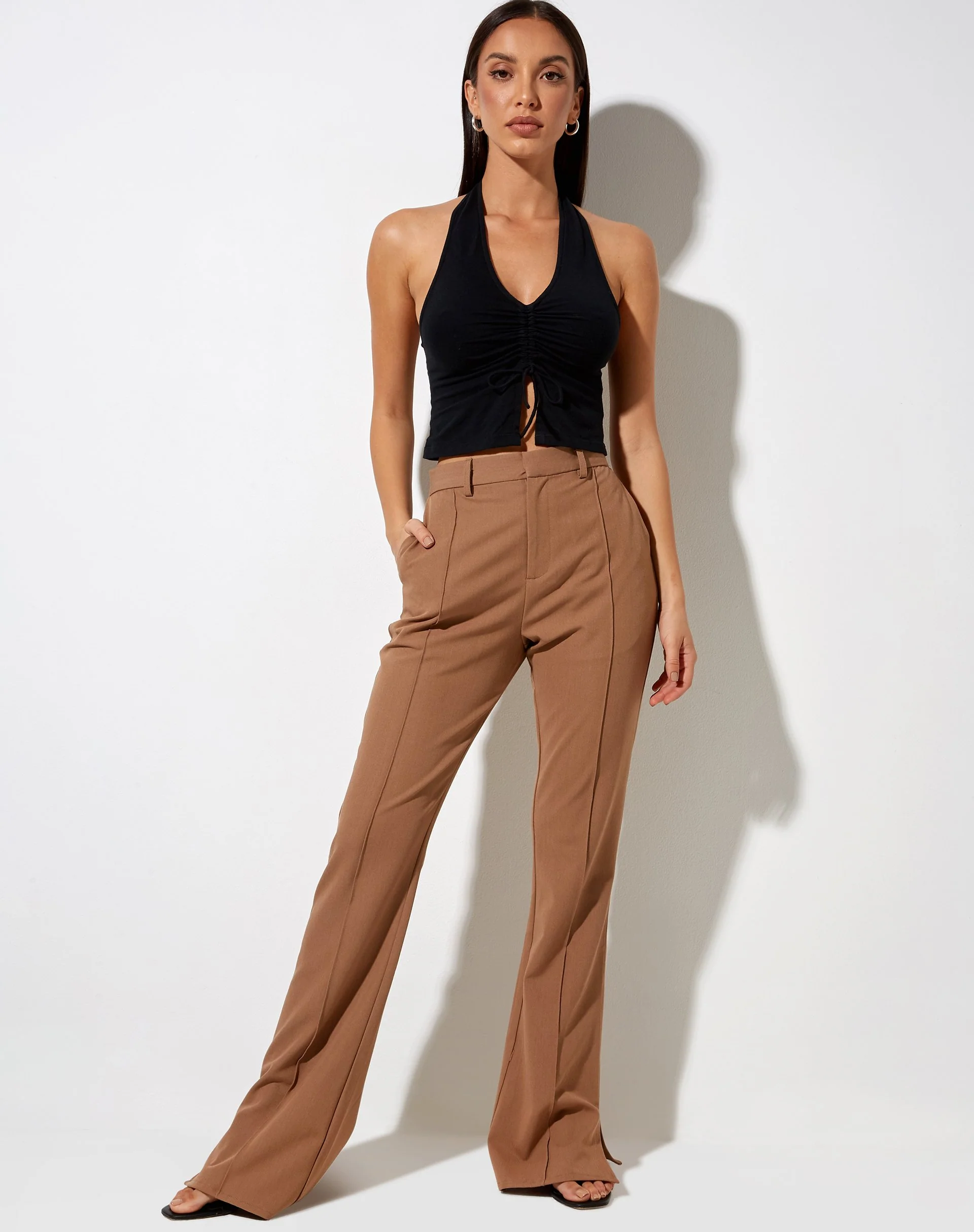 Afbeelding van Zovey Broek in Putty