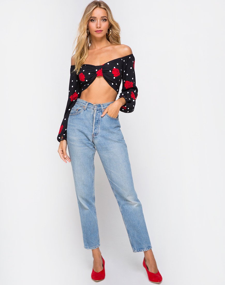 Afbeelding van Zuma Crop Top in Cuban Rose