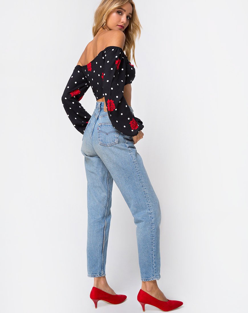 Afbeelding van Zuma Crop Top in Cuban Rose