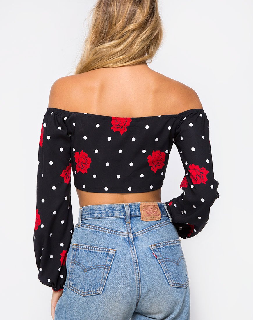 Afbeelding van Zuma Crop Top in Cuban Rose