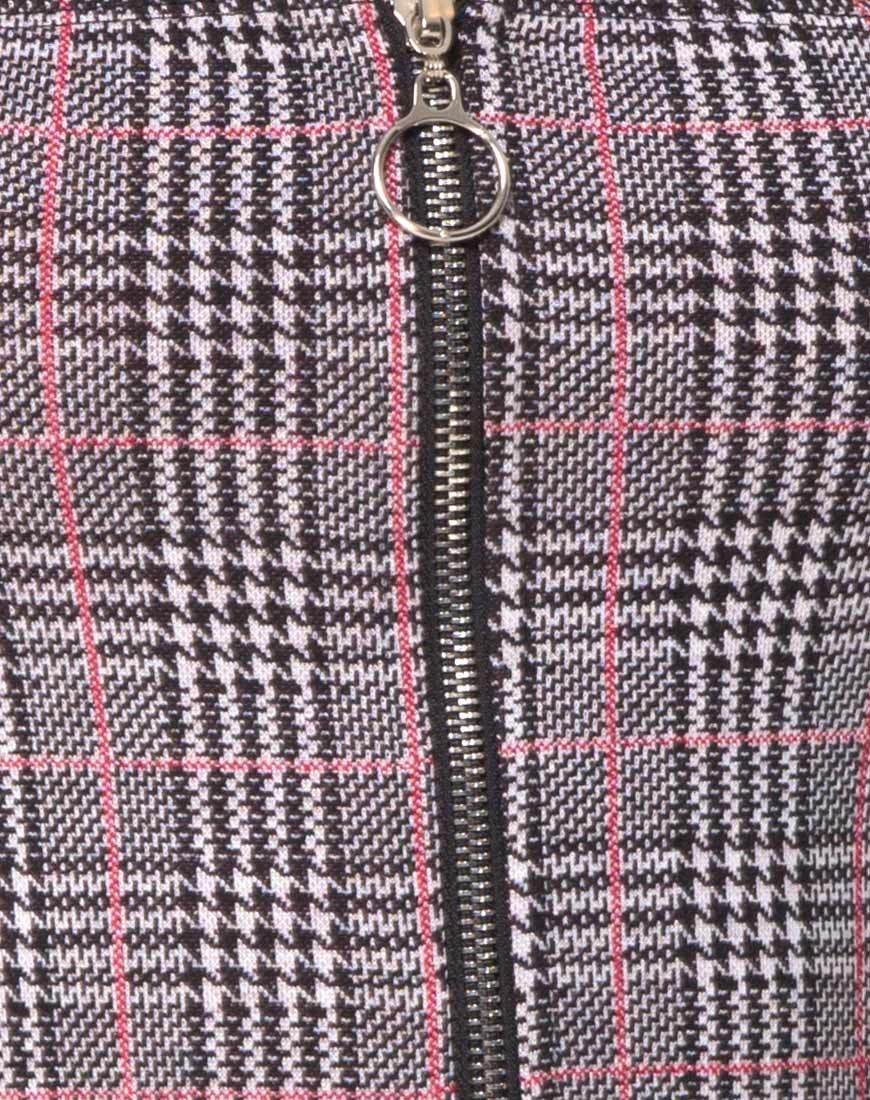 Afbeelding van Zileah Shift Dress in Charles Check Blush