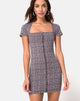 Afbeelding van Zileah Shift Dress in Charles Check Blush