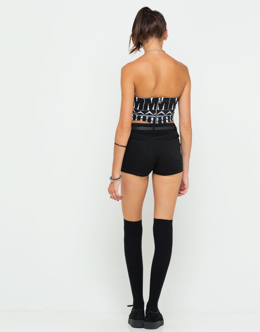 Afbeelding van Motel Bandeau Top in Motel Aztec print