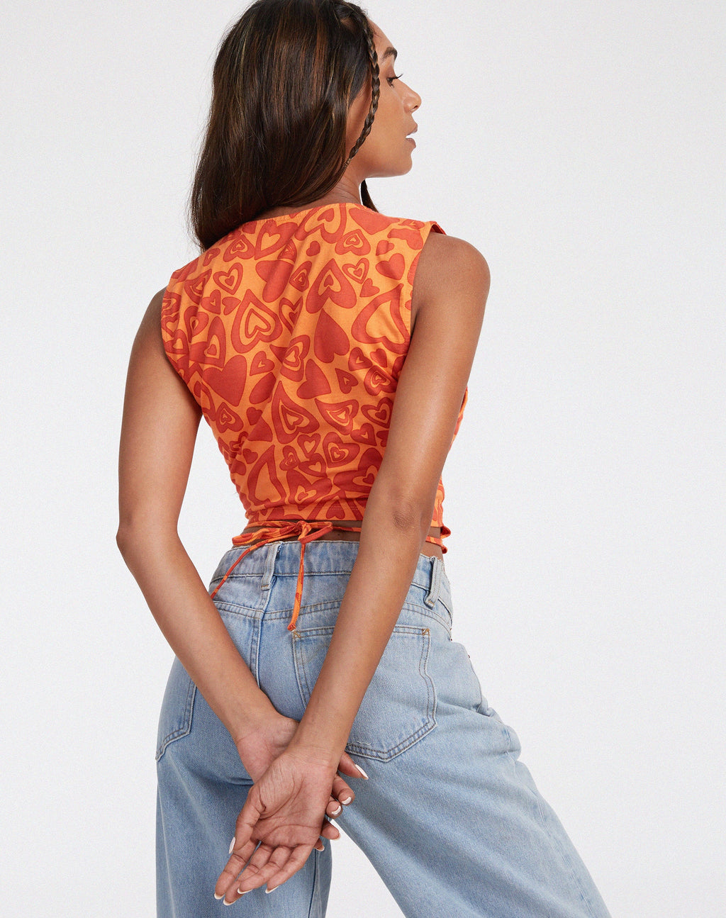 Baruna Top in Retro Hart Oranje