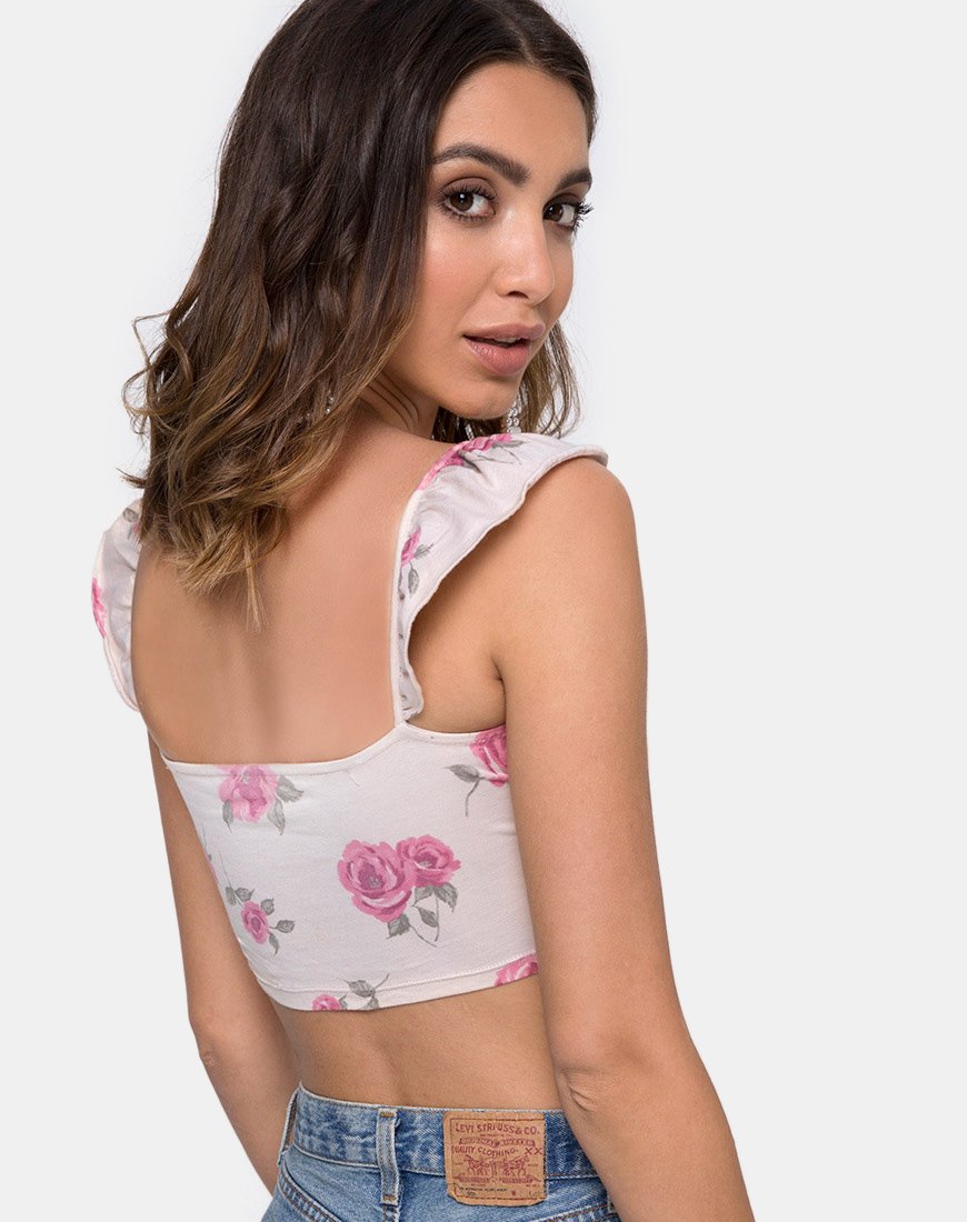 Chapslee Crop Top in Rozenbloesem